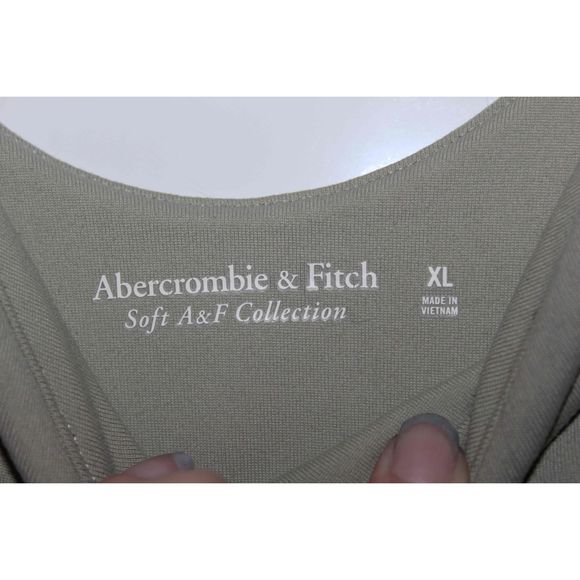 Womens Abercrombie & Fitch Soft A&F Collection Green V-Neck Bodysuit Top Size XL - Picture 3 of 5